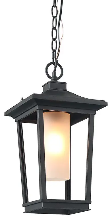 1-Light Transitional Pendant Lights Porch Hanging Lighting