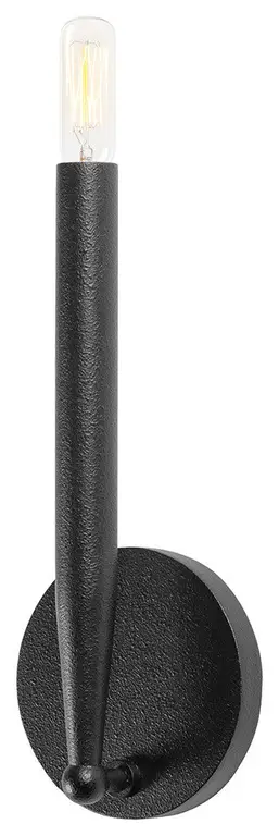 1-Light Wall Sconce, Forged Iron