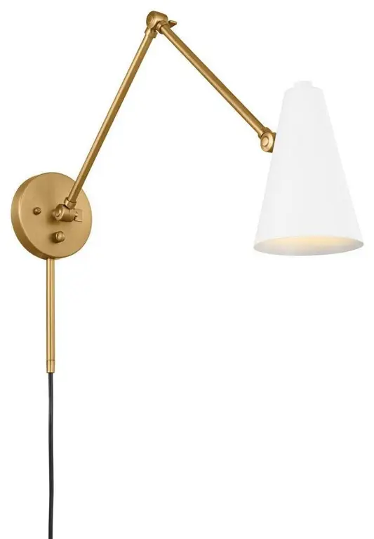 1 Light Wall Sconce In Mid-Century Modern Style-8.5 Inches Tall and 5.5 Inches