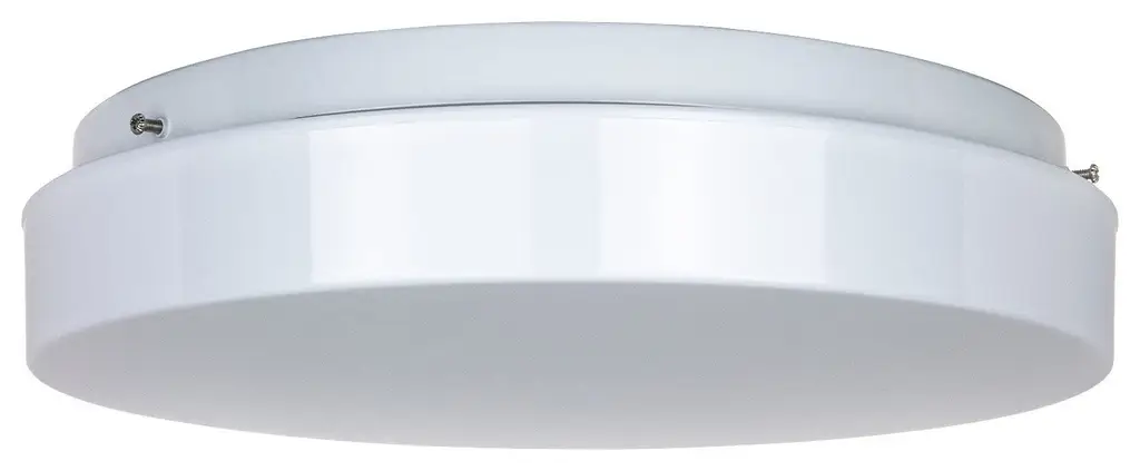 14" 2-Light Fluorescent Circline Fixture White White Lens