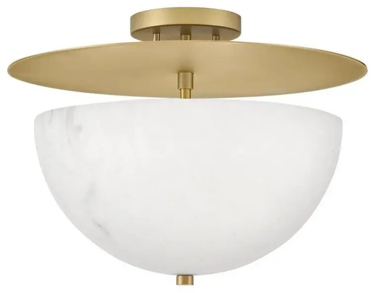 15W 3 LED Medium Semi, Flush Mount, 12"Hx16.25"