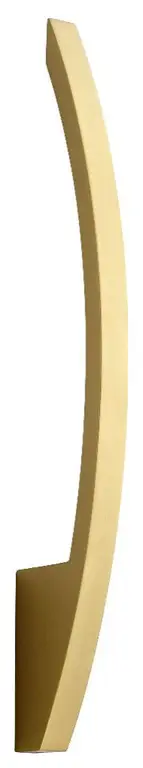 18.5 Inch 12.1W 1 LED Wall Sconce-Aged Brass Finish - Wall Sconces
