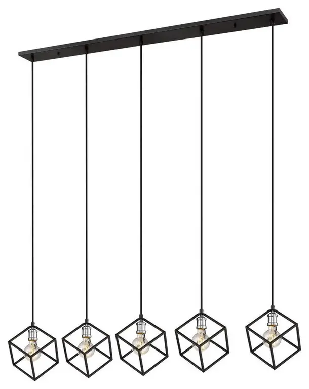 -5 Light Island/Billiard in Electric Style-10 Inches Wide by 11 Inches