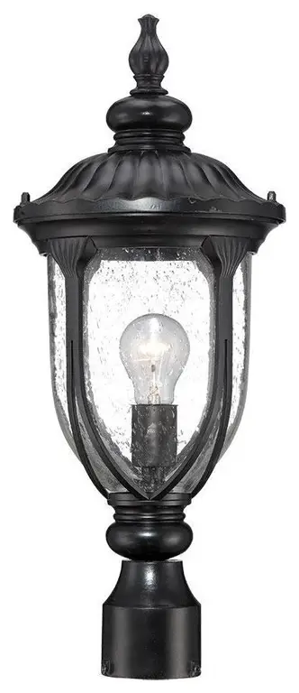 Acclaim Laurens 1-Light Outdoor Post Mount 2217BK - Matte Black