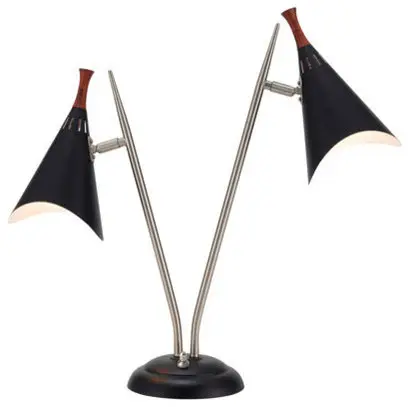 Adesso Draper Desk Lamp, Black, 3235-01