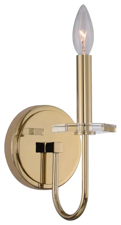 Allegri 031221-FR001 Bolivar 12" Tall Wall Sconce - Champagne Gold