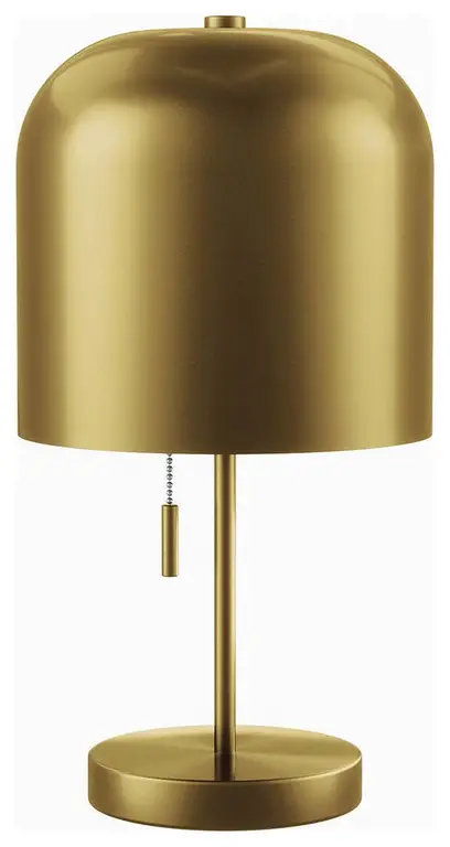 Avenue Table Lamp, Satin Brass