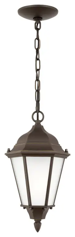 Bakersville One Light Outdoor Pendant in Antique Bronze