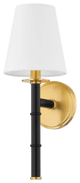 Banyan 1 Light Wall Sconce, Black