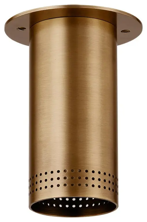 Berg 1-Light Flush Mount, Patina Brass