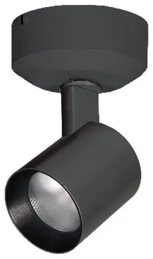 Black LED Spot Light from the Lucio Collection