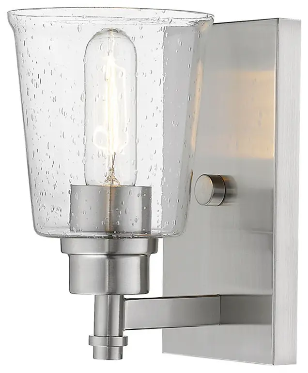 Bohin 1-Light Wall Sconce, Brushed Nickel