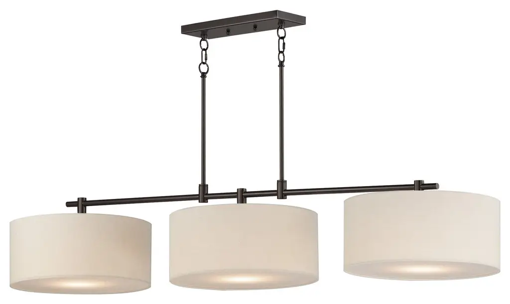 Bongo Three Light Pendant, Oil Rubbed Bronze