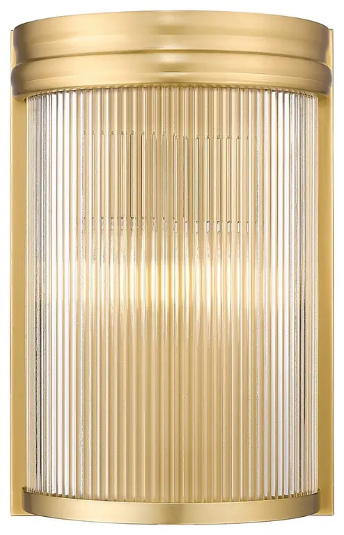 Carnaby 2-Light Wall Sconce, Modern Gold