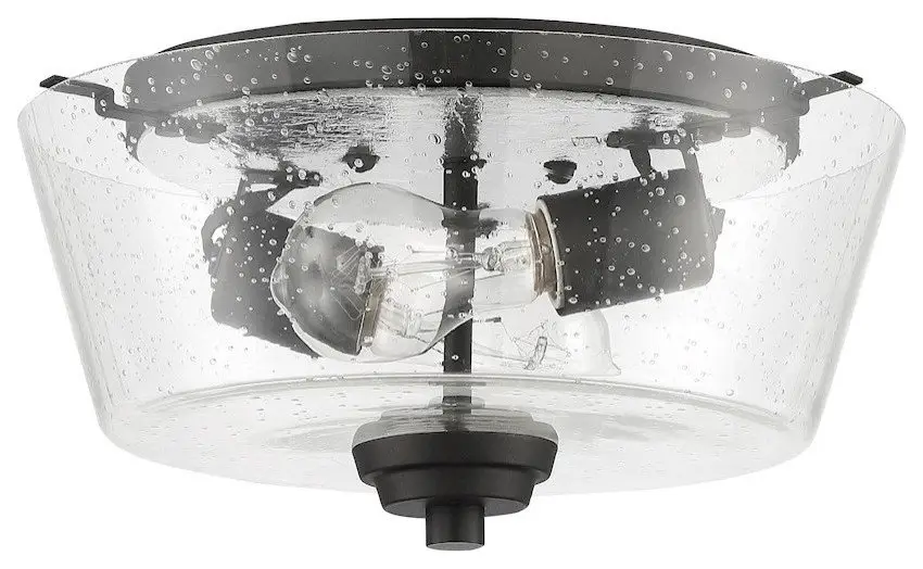 Craftmade Grace 2-Light Flush Mount 41982-ESP-CS, Espresso
