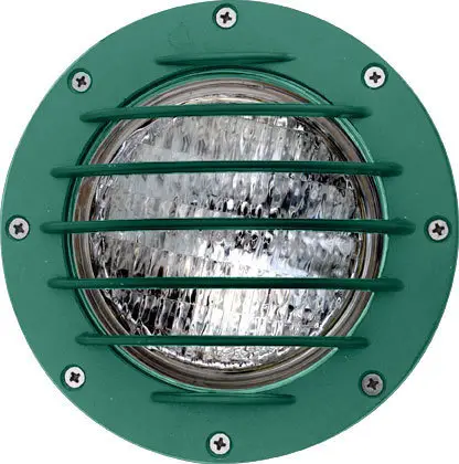 Dabmar Lighting Cast Aluminum In-Ground Well Light With Grill
