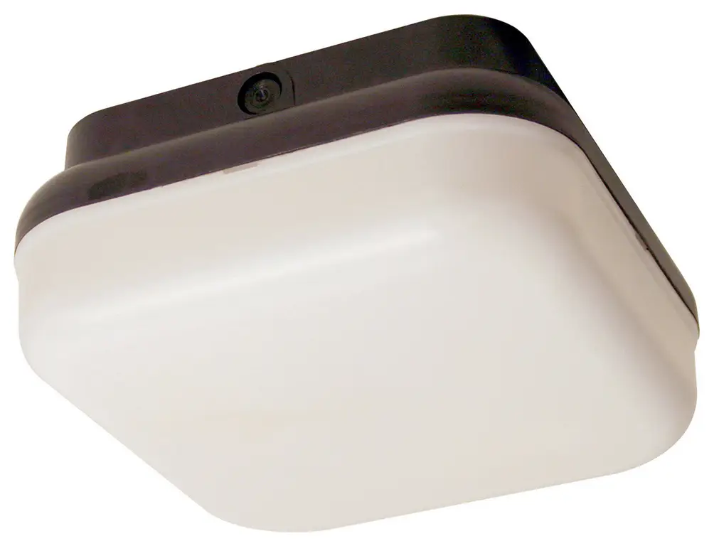 Decorative Outdoor Energy Saving Protek Square Fixture Black