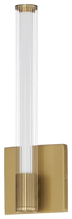 ET2 E11060-144 Cortex 15" Tall LED Wall Sconce - Natural Aged Brass