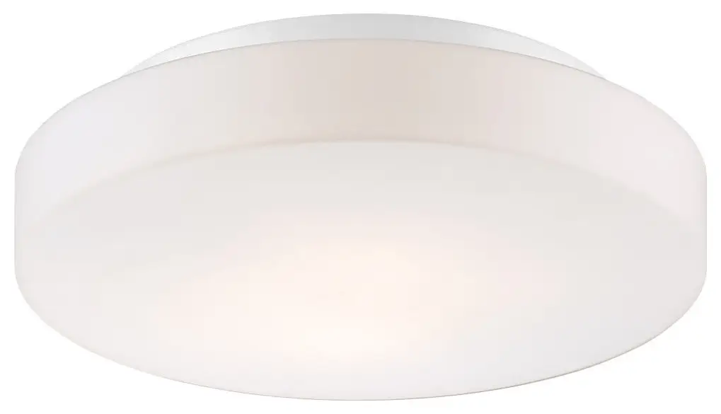 Eurofase Lighting 26145 Ramata 2 Light 13"W Flush Mount Drum - White
