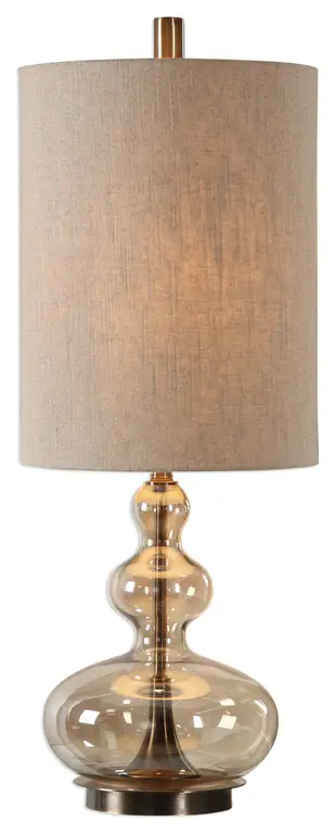 Formoso Amber Glass Table Lamp