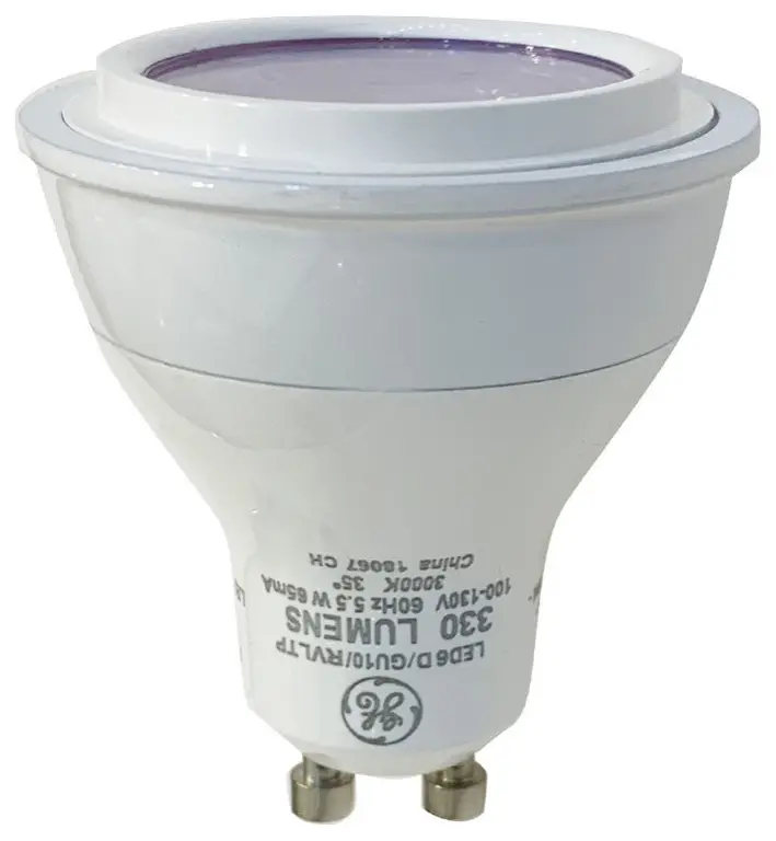 Ge 5.5W Mr16 Led Gu10 Base 3000K Dimmable Bulb - 50W Equiv.