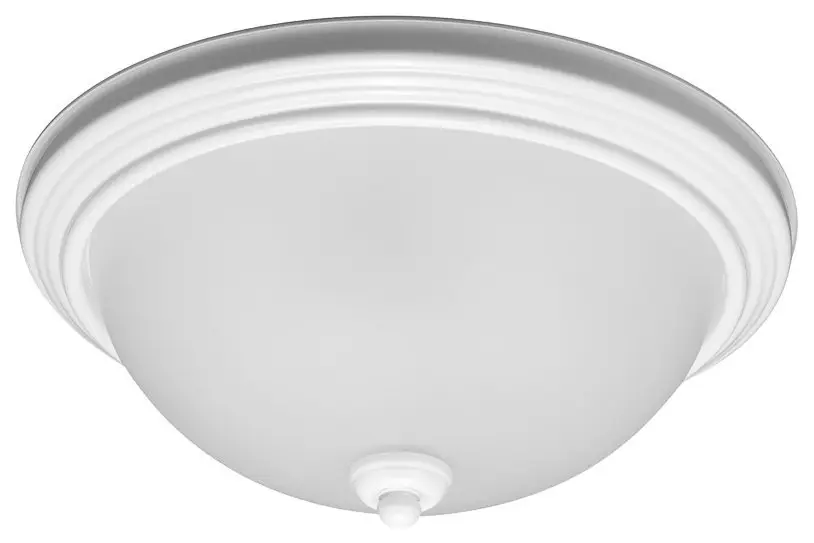 Geary 3-Light Flush Mount, White