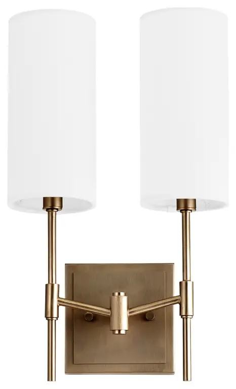 Hamilton Transitional Wall Mount in Dark Brass