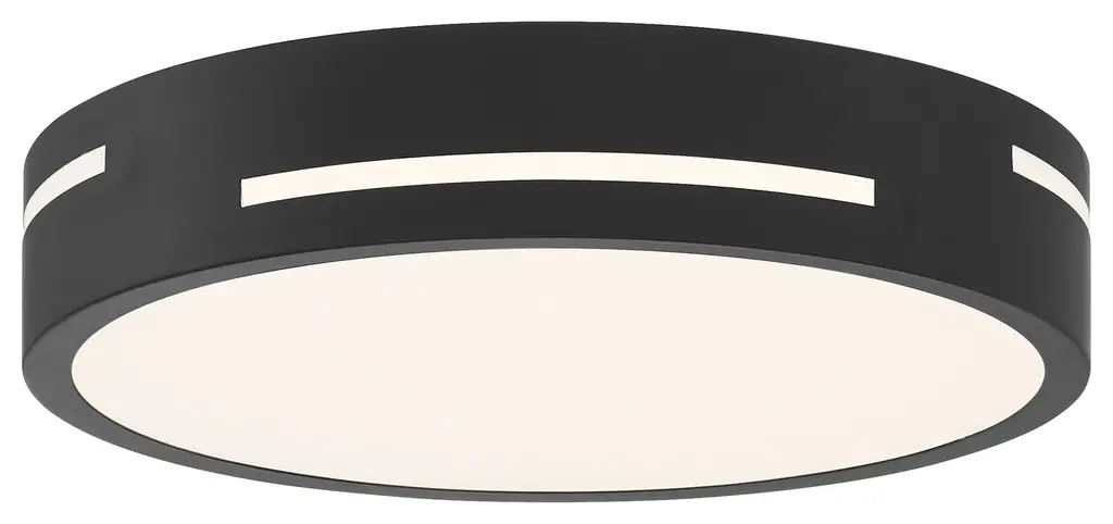 Harmony LED Flush Mount, Matte Black