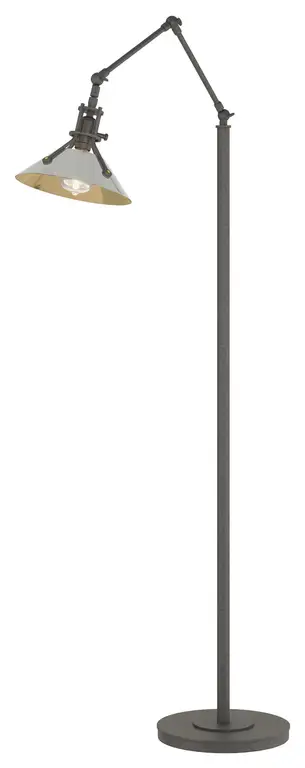 Henry Floor Lamp, Natural Iron, Sterling Accents