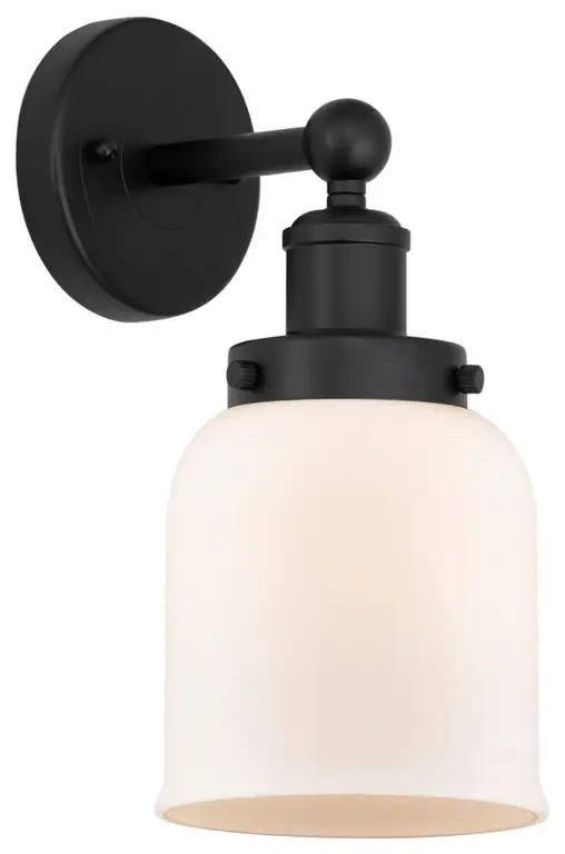 Innovations Lighting 616-1W-10-7 Bell Sconce Bell 10" Tall Wall - Matte Black /