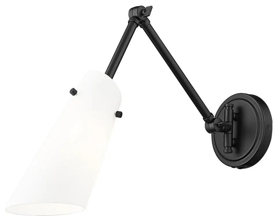 Julia 1-Light Wall Sconce, Matte Black