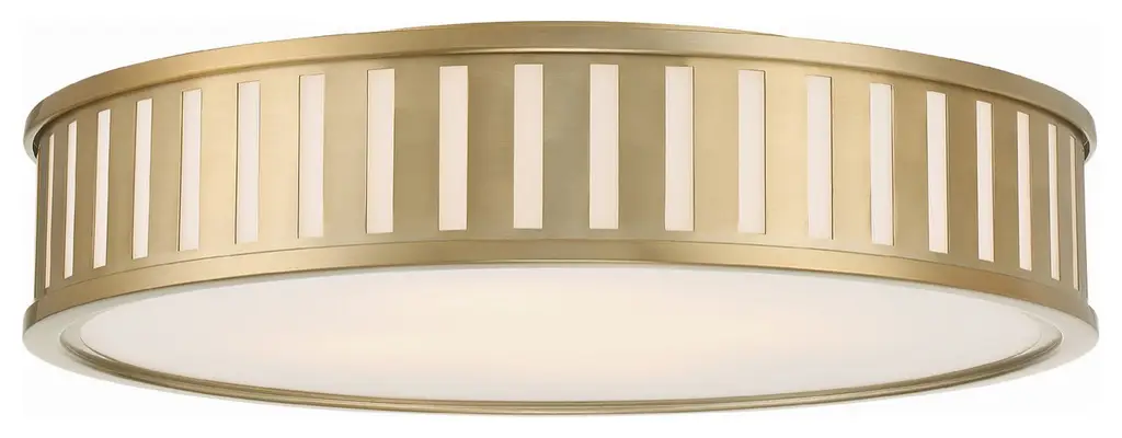 Kendal 4-Light Ceiling Mount, Vibrant Gold