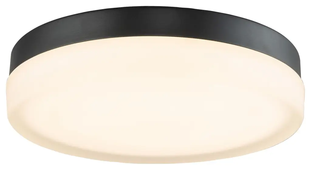Kira Home Luna 11" Flush Mount Ceiling Light, Integrated 25W LED, Frosted Glass