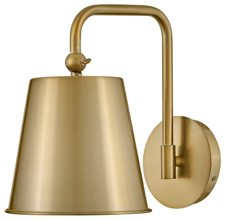 Lark 83522LCB Blake Single Light Sconce in Lacquered Brass