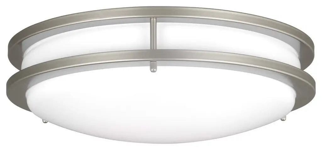 Mahone LED Flush Mount, Painted Brushed Nickel