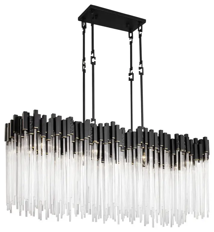 Matrix 8 Light Island Light, Matte Black and French Gold