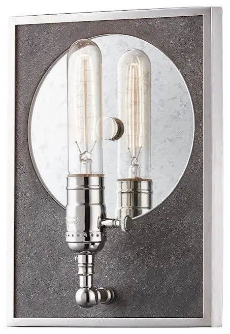 Mitzi Ripley 1 Light Wall Sconce, Polished Nickel H297101-PN