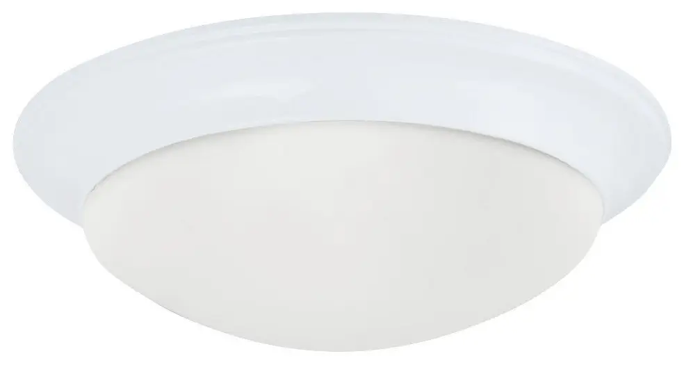Nash 2-Light Flush Mount, White