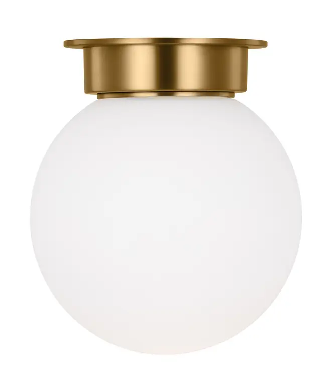 Nodes Extra Large Flush Mount, Burnished Brass
