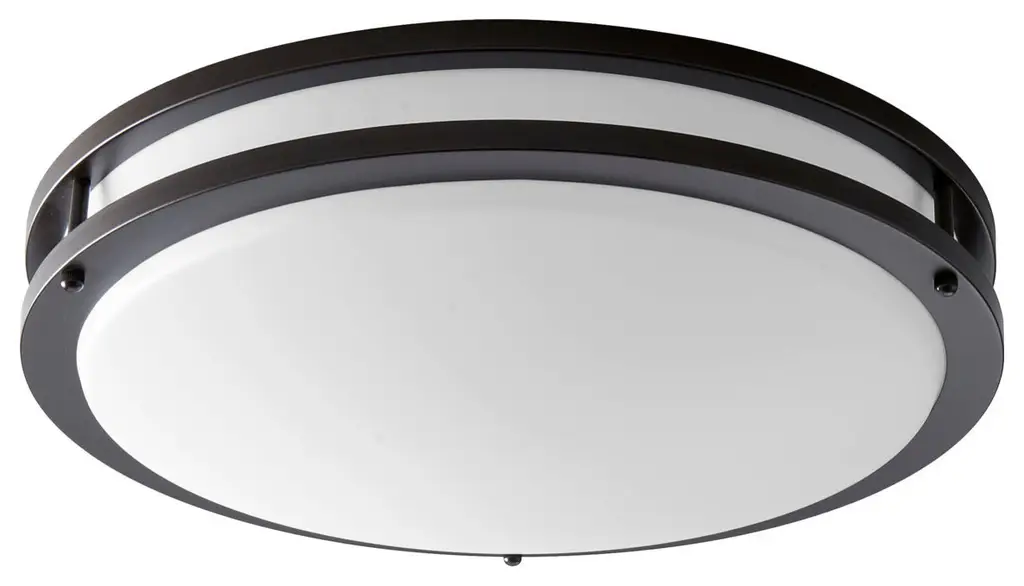 Oracle 18" 1-LED Array Flush Mount, Oiled Bronze