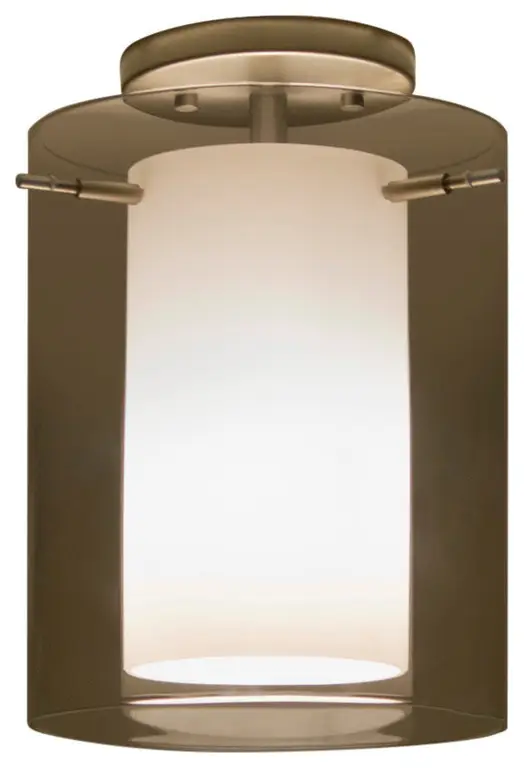 Pahu 1 Light Ceiling Lighting, Satin Nickel