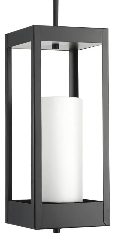 Progress Lighting Patewood 1-Light Hanging Lantern, Black
