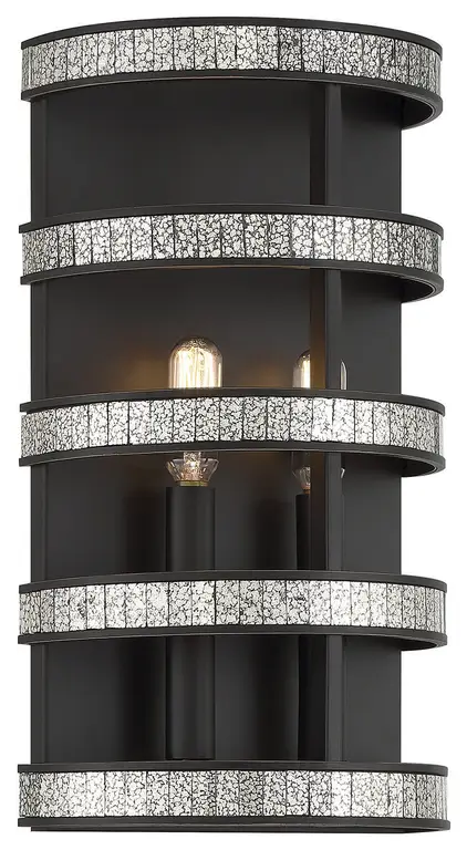 Savoy House 9-1710-2 Madera 2 Light 14" Tall Wall Sconce - English Bronze