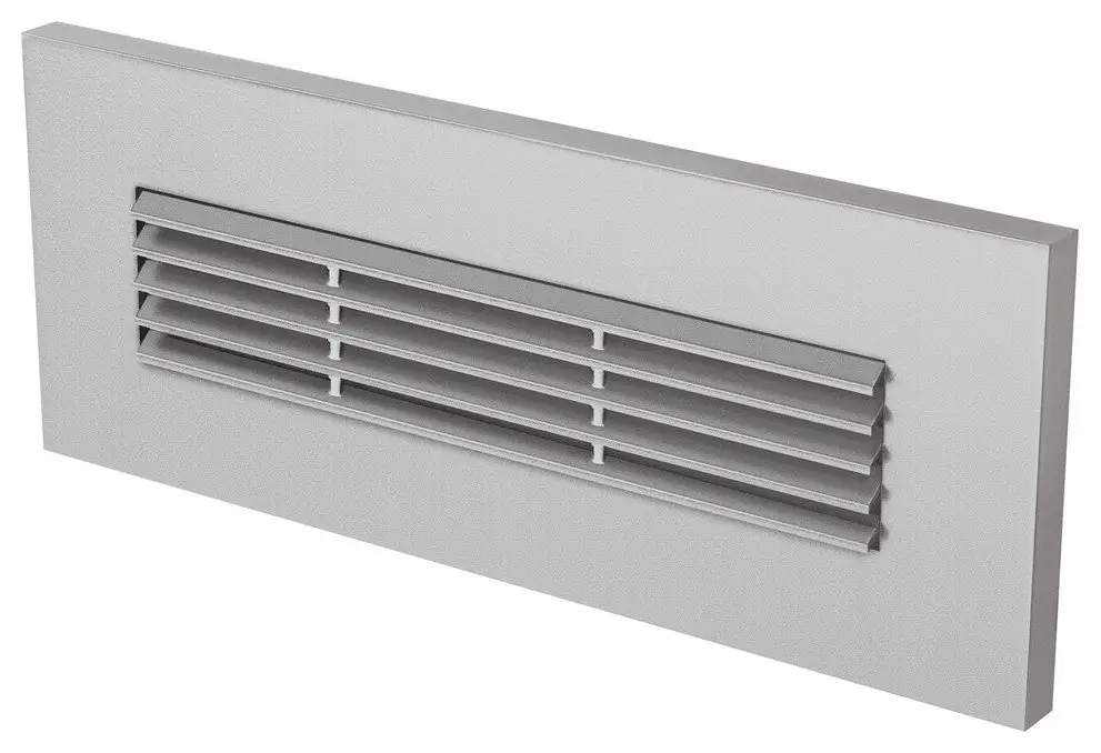 Sea Gull Louver LED Brick Light-849 94401S-849, Satin Nickel
