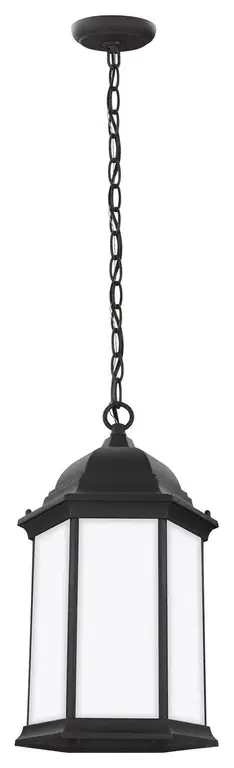 Sevier One Light Outdoor Pendant in Black