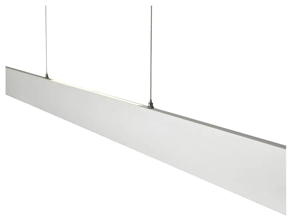 Slim 2 Light Pendant, Brushed Aluminum