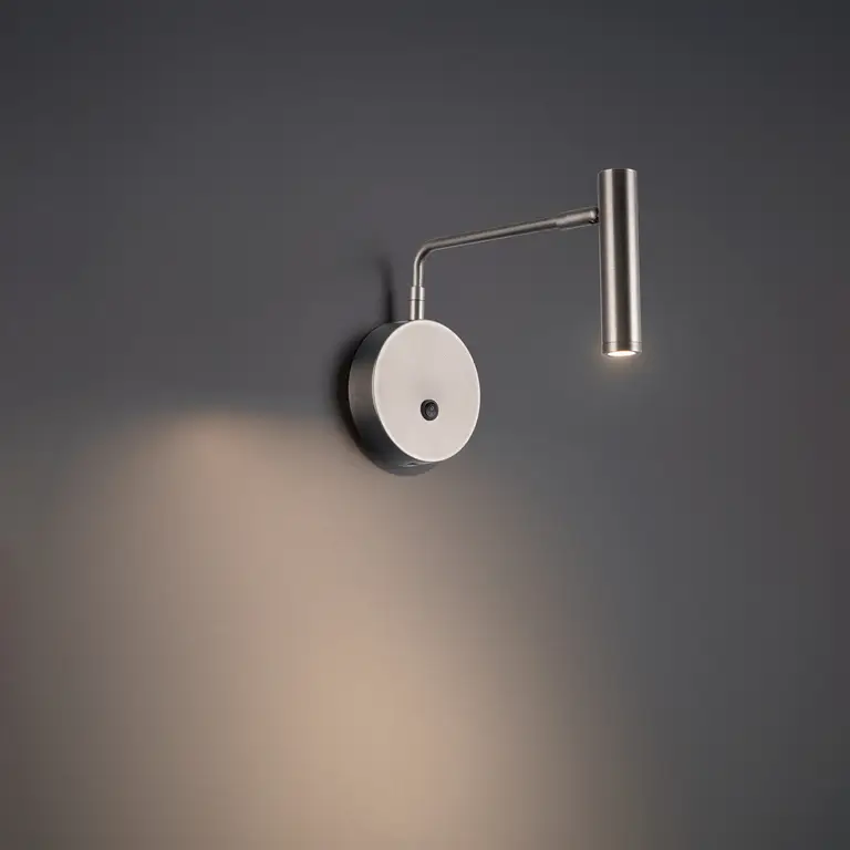 Sprig LED Swing Arm in Brushed Nickel