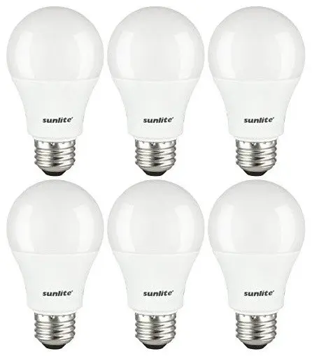 Sunlite 80706-Su C9/3Led/0.4/G Led Intermediate Based C9 Lamp, Green, Pack of 6