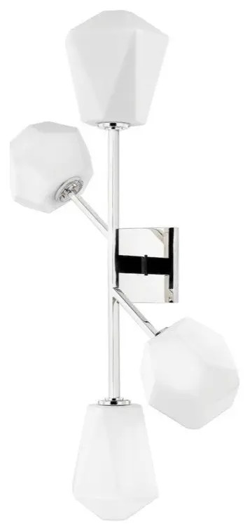 Tring LED Wall Sconce, Polished Nickel