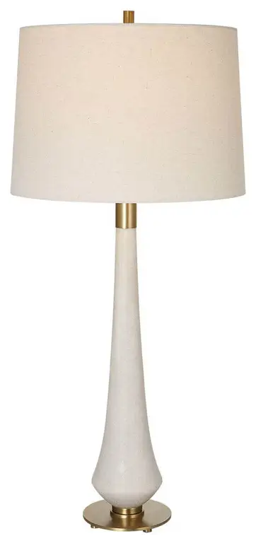 Uttermost Marille 1 Light 36" Tall Ivory Stone Table Lamp